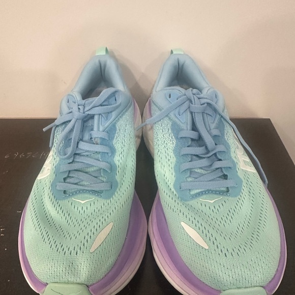 HOKA Women's Blue and Purple Running Shoes - Picture 2 of 9
